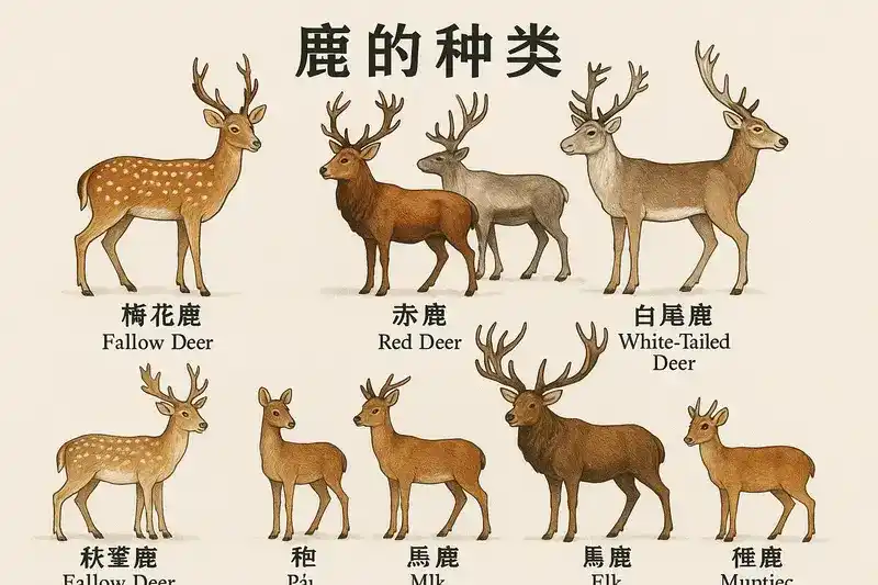 Deer species – classification, characteristics, distribution and representative species