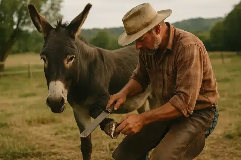 Why trim donkey hooves? — Animal experts explain the scientific basis for donkey hoof health management.