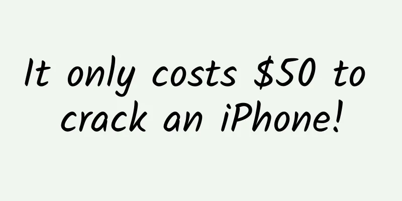 It only costs $50 to crack an iPhone!