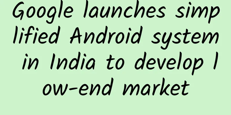 Google launches simplified Android system in India to develop low-end market