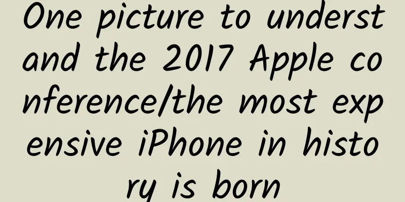 One picture to understand the 2017 Apple conference/the most expensive iPhone in history is born
