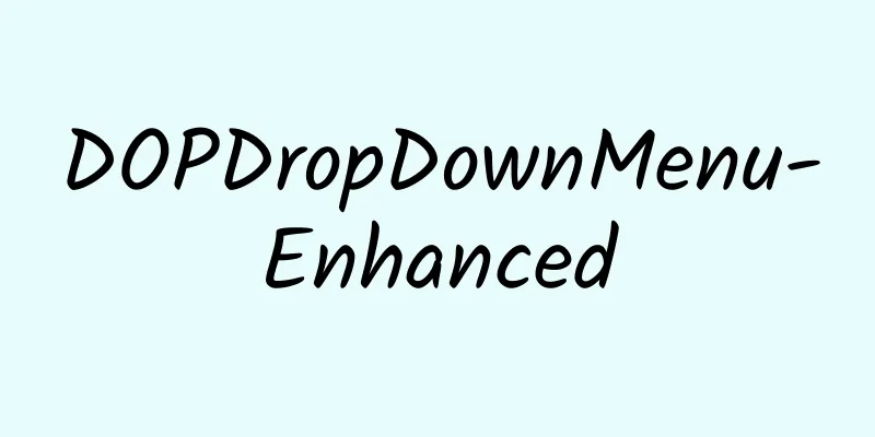DOPDropDownMenu-Enhanced