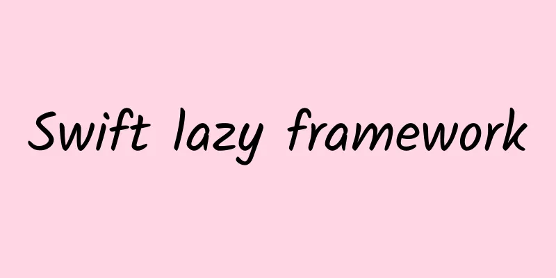 Swift lazy framework
