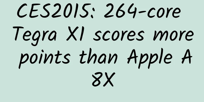 CES2015: 264-core Tegra X1 scores more points than Apple A8X