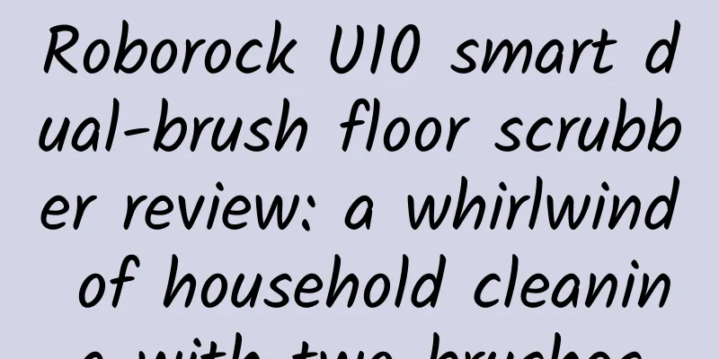 Roborock U10 smart dual-brush floor scrubber review: a whirlwind of household cleaning with two brushes