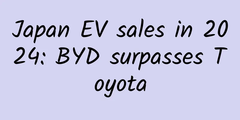 Japan EV sales in 2024: BYD surpasses Toyota