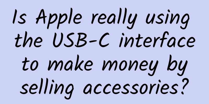 Is Apple really using the USB-C interface to make money by selling accessories?