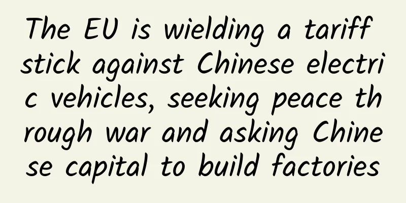 The EU is wielding a tariff stick against Chinese electric vehicles, seeking peace through war and asking Chinese capital to build factories