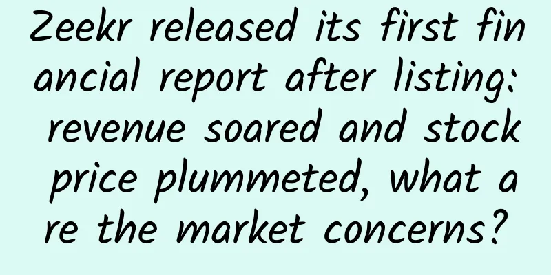 Zeekr released its first financial report after listing: revenue soared and stock price plummeted, what are the market concerns?