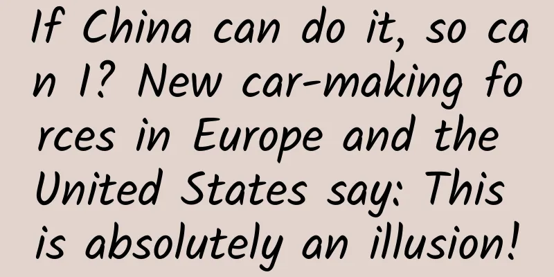 If China can do it, so can I? New car-making forces in Europe and the United States say: This is absolutely an illusion!