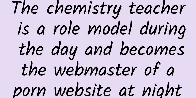 The chemistry teacher is a role model during the day and becomes the webmaster of a porn website at night
