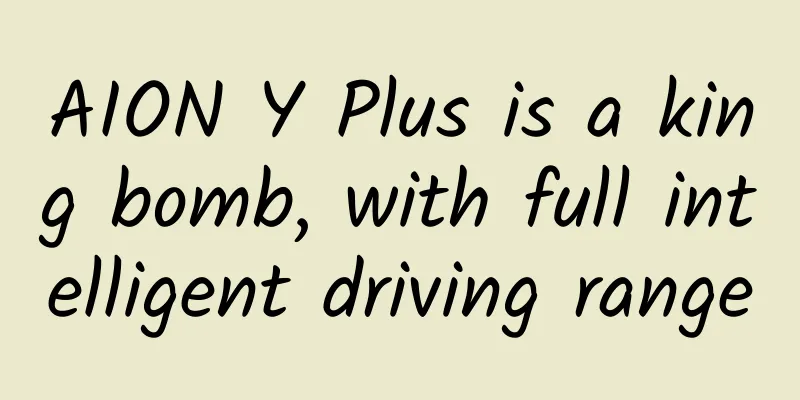 AION Y Plus is a king bomb, with full intelligent driving range