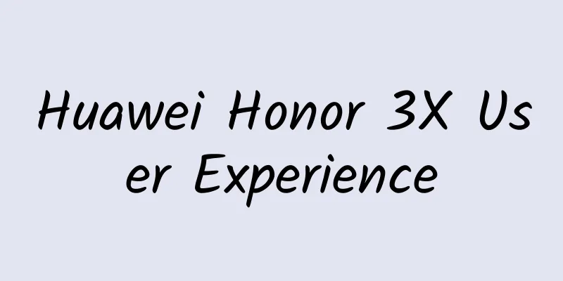 Huawei Honor 3X User Experience