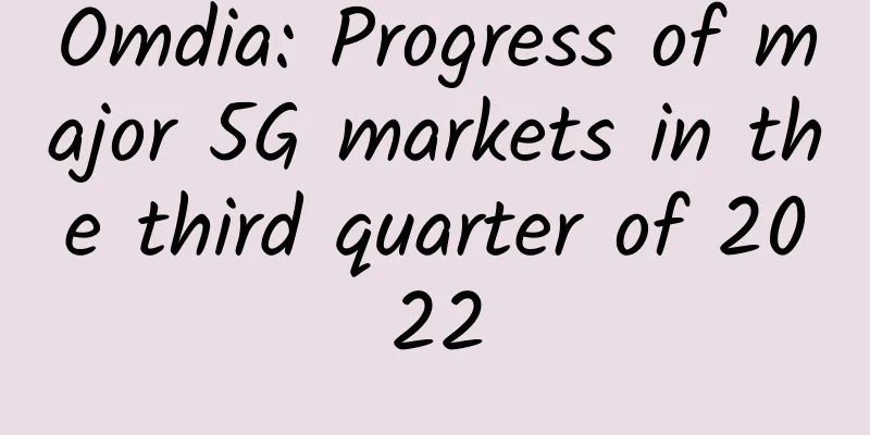 Omdia: Progress of major 5G markets in the third quarter of 2022