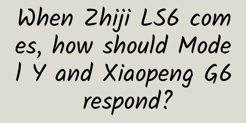 When Zhiji LS6 comes, how should Model Y and Xiaopeng G6 respond?