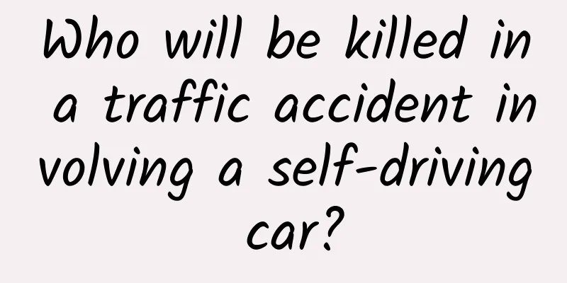 Who will be killed in a traffic accident involving a self-driving car?
