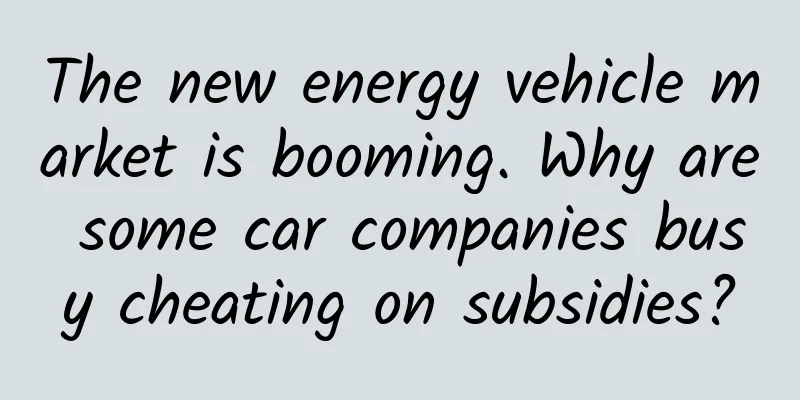 The new energy vehicle market is booming. Why are some car companies busy cheating on subsidies?