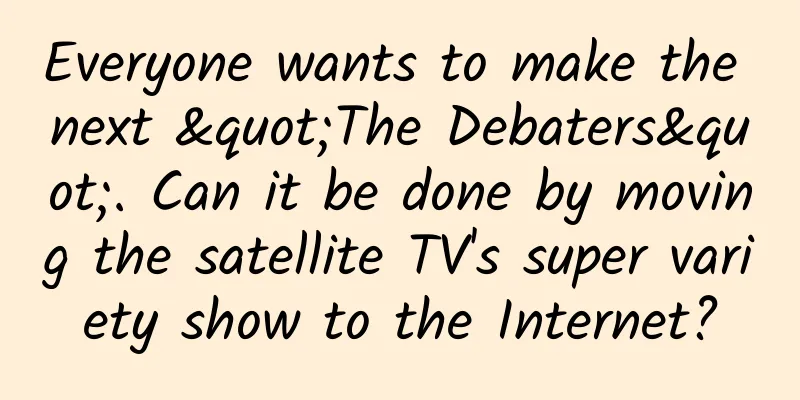 Everyone wants to make the next "The Debaters". Can it be done by moving the satellite TV's super variety show to the Internet?