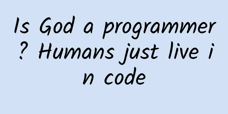 Is God a programmer? Humans just live in code