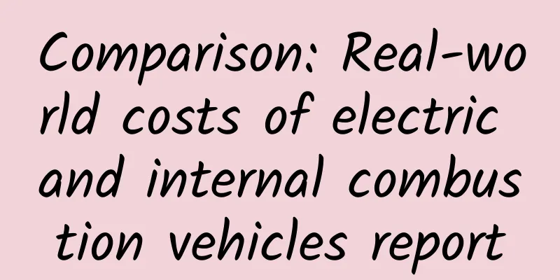 Comparison: Real-world costs of electric and internal combustion vehicles report