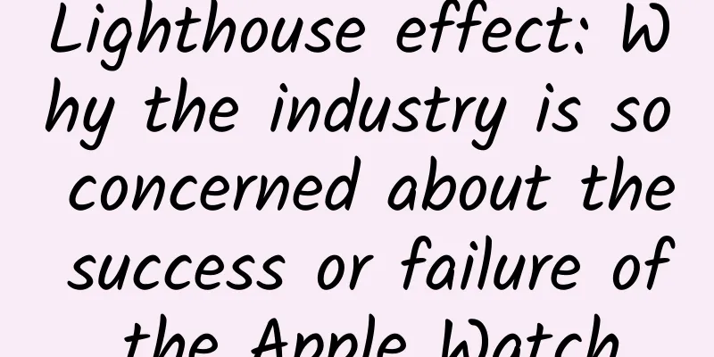 Lighthouse effect: Why the industry is so concerned about the success or failure of the Apple Watch