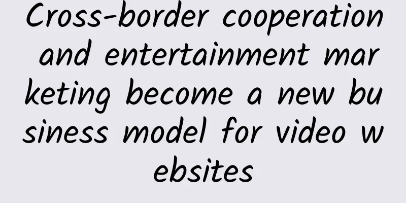 Cross-border cooperation and entertainment marketing become a new business model for video websites