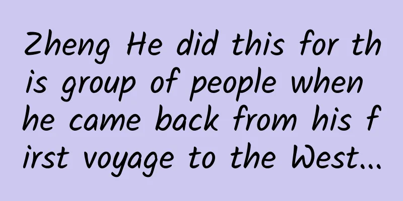 Zheng He did this for this group of people when he came back from his first voyage to the West...