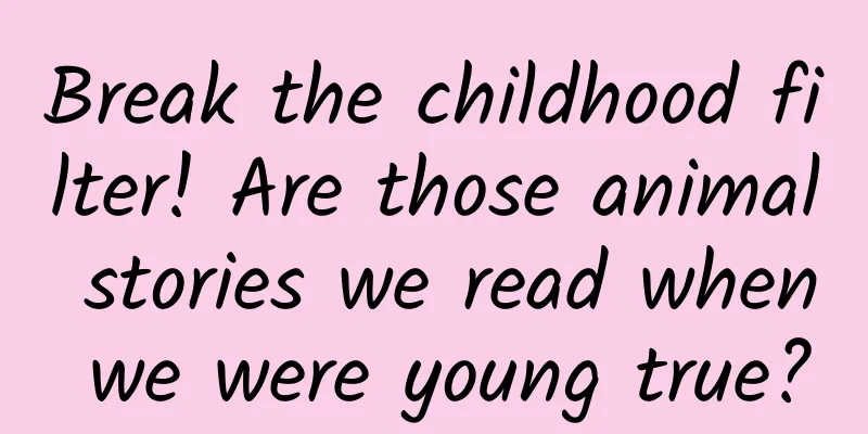 Break the childhood filter! Are those animal stories we read when we were young true?