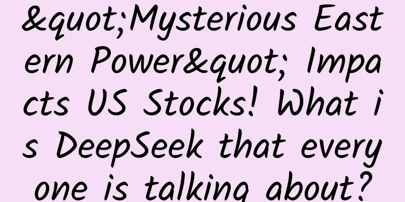 "Mysterious Eastern Power" Impacts US Stocks! What is DeepSeek that everyone is talking about?