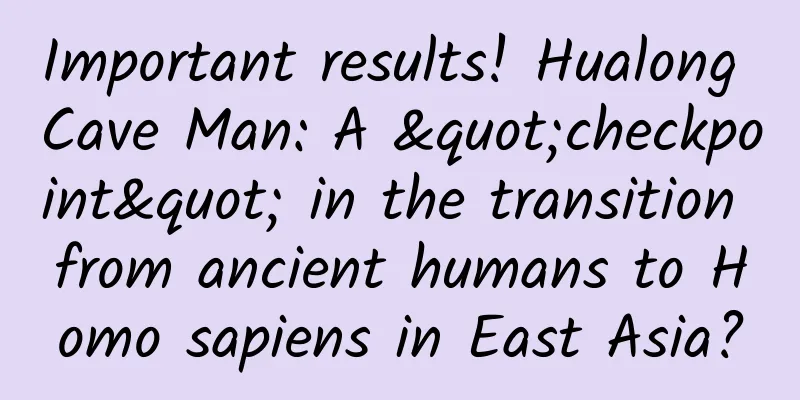 Important results! Hualong Cave Man: A "checkpoint" in the transition from ancient humans to Homo sapiens in East Asia?