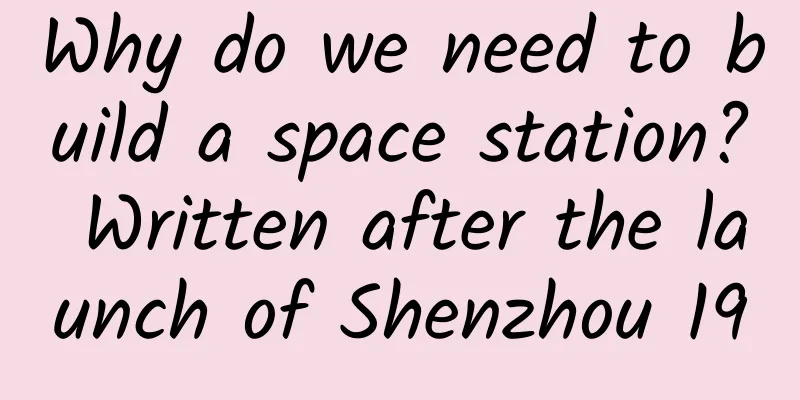 Why do we need to build a space station? Written after the launch of Shenzhou 19