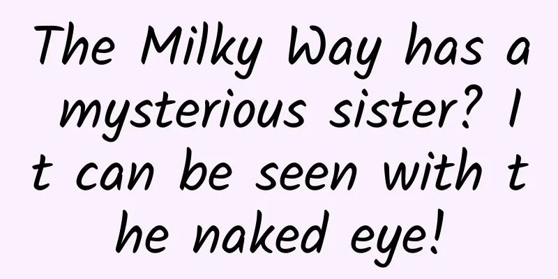 The Milky Way has a mysterious sister? It can be seen with the naked eye!