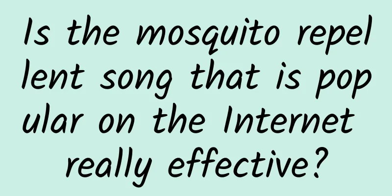 Is the mosquito repellent song that is popular on the Internet really effective?