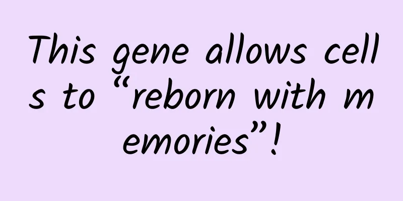 This gene allows cells to “reborn with memories”!