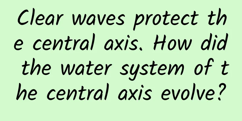 Clear waves protect the central axis. How did the water system of the central axis evolve?