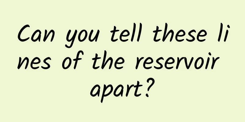 Can you tell these lines of the reservoir apart?