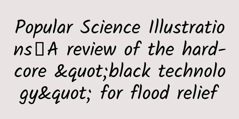Popular Science Illustrations丨A review of the hard-core "black technology" for flood relief