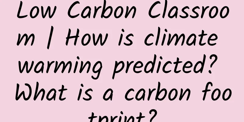 Low Carbon Classroom | How is climate warming predicted? What is a carbon footprint?