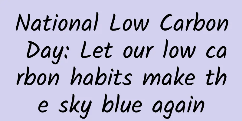 National Low Carbon Day: Let our low carbon habits make the sky blue again