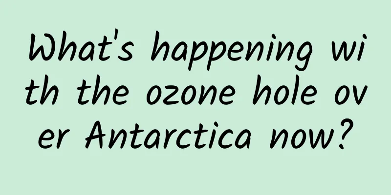 What's happening with the ozone hole over Antarctica now?