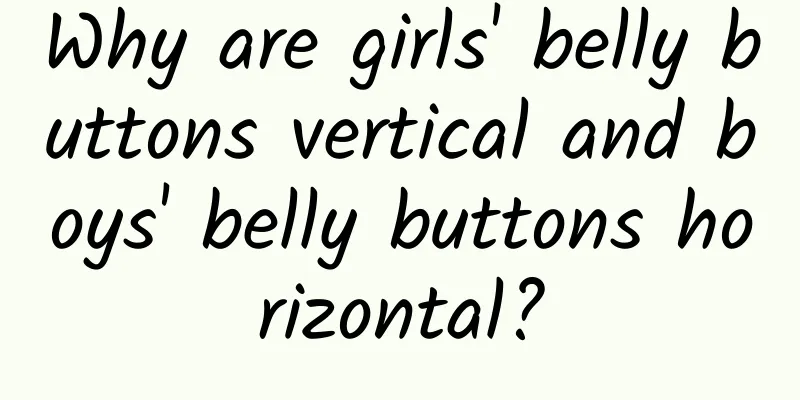 Why are girls' belly buttons vertical and boys' belly buttons horizontal?