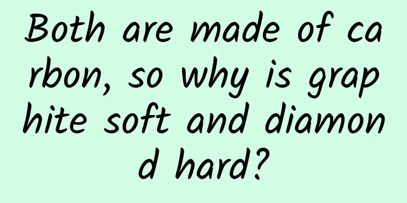 Both are made of carbon, so why is graphite soft and diamond hard?