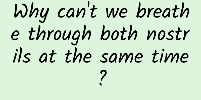 Why can't we breathe through both nostrils at the same time?