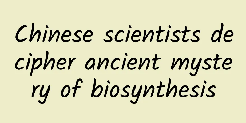 Chinese scientists decipher ancient mystery of biosynthesis