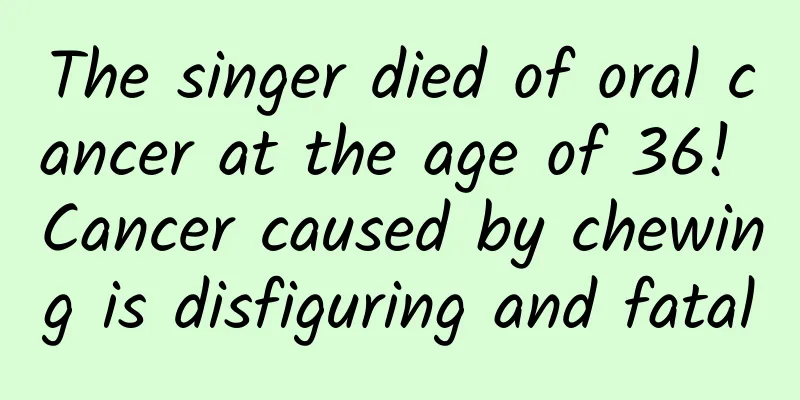 The singer died of oral cancer at the age of 36! Cancer caused by chewing is disfiguring and fatal