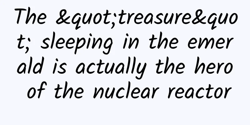 The "treasure" sleeping in the emerald is actually the hero of the nuclear reactor