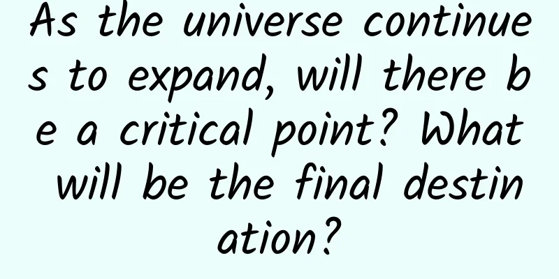 As the universe continues to expand, will there be a critical point? What will be the final destination?