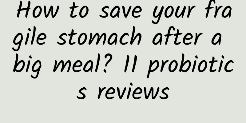How to save your fragile stomach after a big meal? 11 probiotics reviews