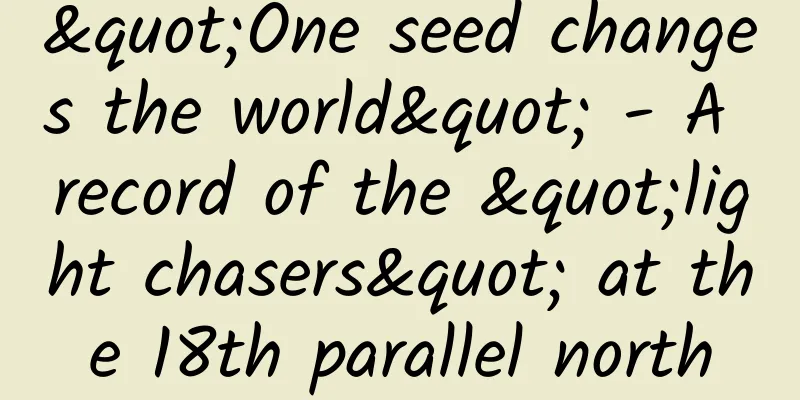 "One seed changes the world" - A record of the "light chasers" at the 18th parallel north
