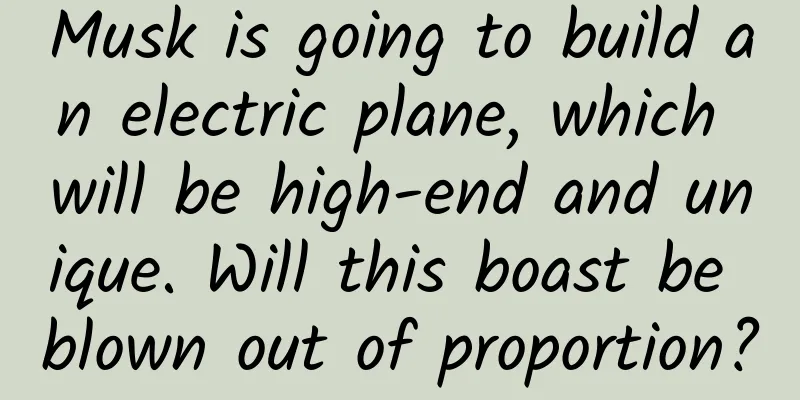 Musk is going to build an electric plane, which will be high-end and unique. Will this boast be blown out of proportion?